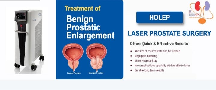 Laser surgery for prostate